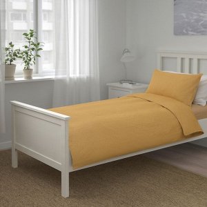 LINDKRONMAL, комплект постельного белья из 3 предметов, бежевый, 150x200 см