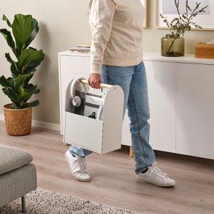 IKEA ВАТТЕНКАР, настольный органайзер, белый, 33x21x43 см