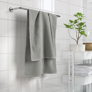 LUDDVIAL, Банное полотенце, серое, 55х120 см