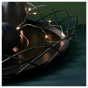 HÖSTAGILLE, Декоративный поднос, черный, 48 см