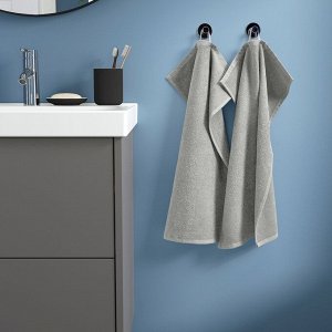 LUDDVIAL, Полотенце для рук, серое, 40х60 см