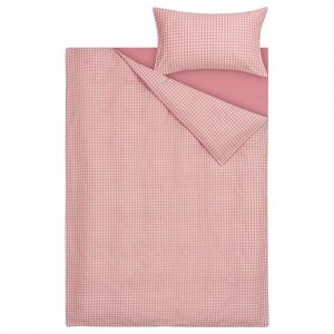 FACKELSTÅNDS, комплект постельного белья из 3 предметов, розовый, 150x200 см