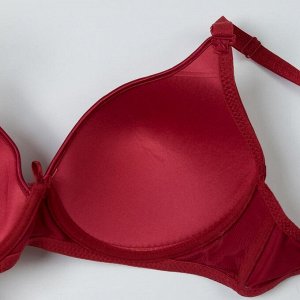 Бюстгальтер женский «Лоретт» 85 D (р-р произв. 100D/E), цвет бордо