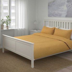LINDKRONMAL, комплект постельного белья из 4 предметов, бежевый, 200x230 см