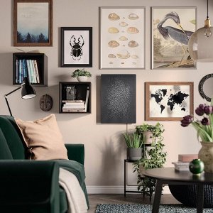 SYMFONISK, рамка для фотографий с Wi-Fi динамиком, черный/smart
