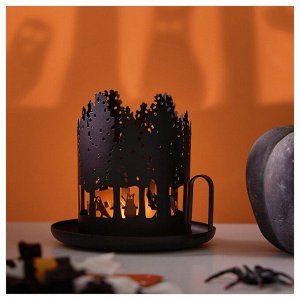 Подставка для чайных ламп HÖSTAGILLE, цвет черный/медь, 14 см