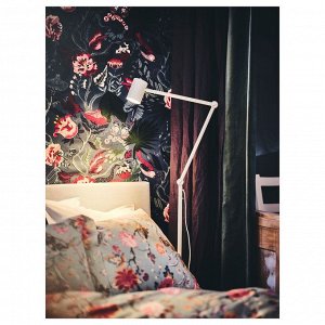 IKEA NYMÅNE, напольная лампа для чтения, белый