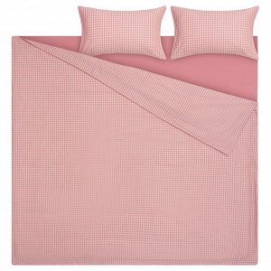 FACKELSTÅNDS, комплект постельного белья из 4 предметов, розовый, 200x230 см
