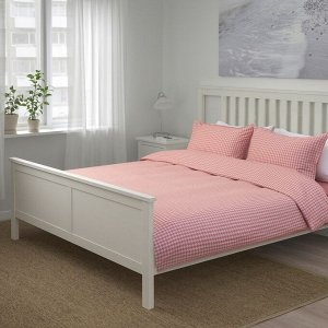 FACKELSTÅNDS, комплект постельного белья из 4 предметов, розовый, 200x230 см