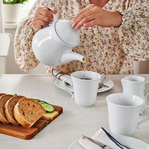 Заварочный чайник UPPLAGA, белый, 1,2 л