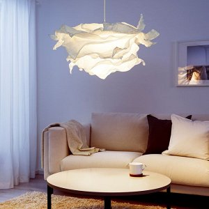 IKEA KRUSNING, подвесной абажур для лампы, белый, 85 см