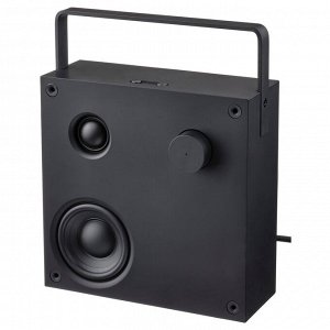 VAPPEBY, bluetooth-динамик, черный / gen 3, 20x20 см