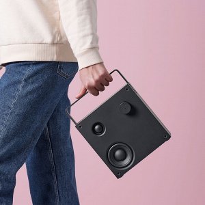 VAPPEBY, bluetooth-динамик, черный / gen 3, 20x20 см