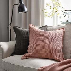 KLOTSTARR, чехол для подушки, бледно-розовый, 50x50 см