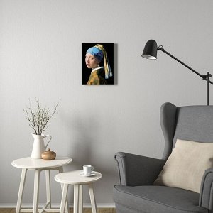 PJÄTTERYD, Картина "девушка с жемчужной сережкой" , 2, 30х40 см