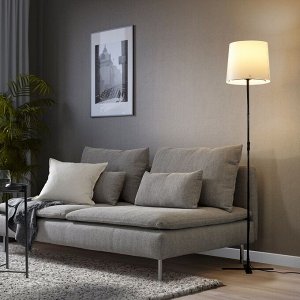BARLAST, торшер, черный / белый, 150 см