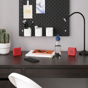 VAPPEBY, bluetooth-колонки, красный / комплект из 2 водонепроницаемых