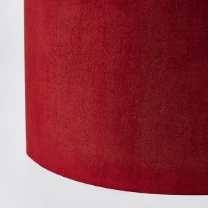 SUNNEBY / MOLNSKIKT, подвесной светильник, черный / темно-красный бархат, 33 см