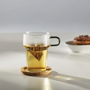 SKINNFISK, Стакан с ручкой, прозрачное стекло, 350 мл