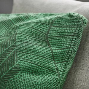 JÄTTEGRAN, чехол для подушки, зеленый, 50x50 см