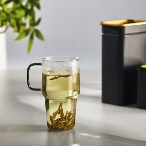 SKINNFISK, Стакан с ручкой, прозрачное стекло, 520 мл