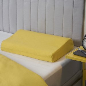 BRUKSVARA, наволочка для эргономичной подушки, желтая, 33x50 см