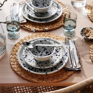 СИЛЬВЕРСИДА, чаша, с рисунком /синяя, 14 см