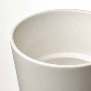 SOJABNA, горшок для растений, белый, 9 см