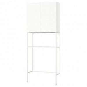 IKEA ENHET, комбинация для хранения, белый, 80x32x204 см