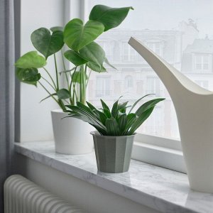BUSKVERK, горшок для растений, серый, 9 см