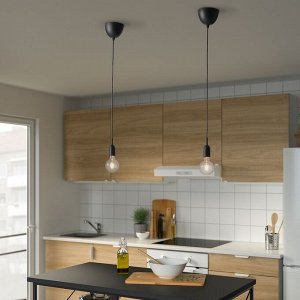 GRÅVACKA, комплект шнура для лампы накаливания, темно-синий, 1,8 м