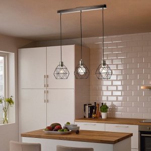 BRUNSTA, подвесной абажур для лампы, черный, 20 см