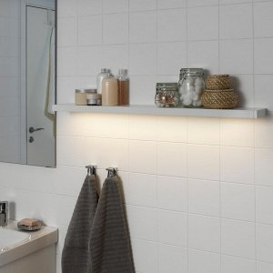 GODMORGON, светодиодное освещение для шкафа /стены, белый, 100 см