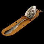 Ложка чайная с гравировкой «Исполнения желаний», h=14см.