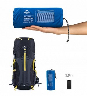 Надувной туристический коврик Naturehike NH19Z032-P