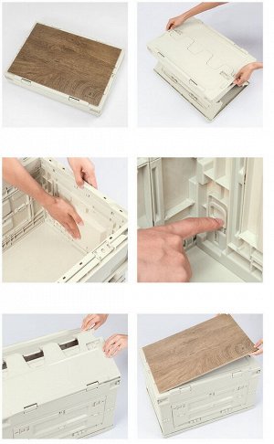 Кемпинговый складной ящик Qunature 053002. 60 л