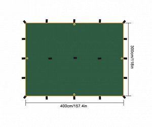 Туристический тент LUCKSTONE TopLander3X4. 3*4 м