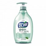 LION Концентрированное средство для мытья посуды Chamgreen Свежий шпинат, флакон