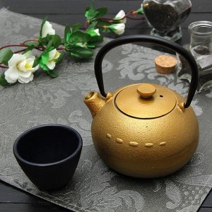 Чайник «Берг», 300 мл, с ситом, цвет золотой