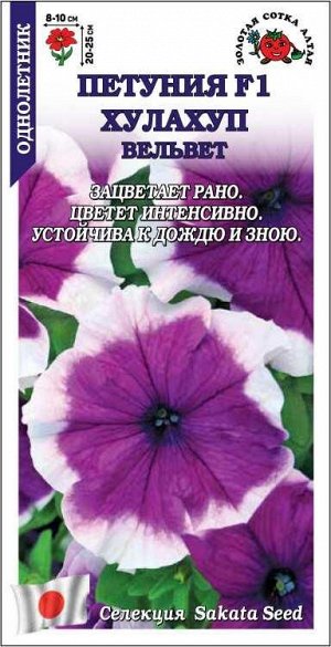 Петуния Хулахуп Вельвет F1 /Сотка/ 10шт/ h-25см d-10см/*500