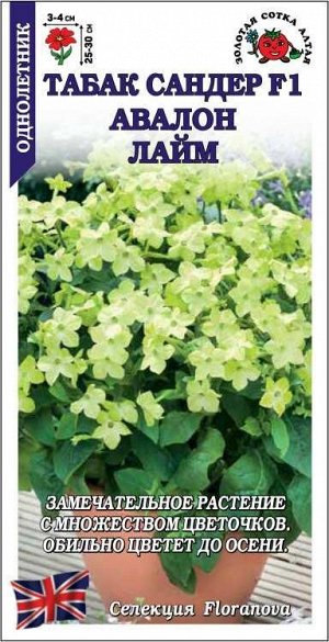 Табак Сандер Авалон Лайм /Сотка/ 7 шт /*500