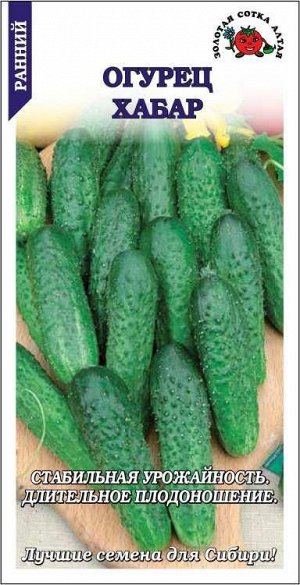 Огурец Хабар /Сотка/ 0,5 г/ ранний 10-11см/*1200