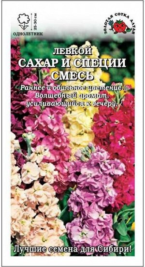 Левкой Сахар и специи Смесь /Сотка/ 10шт/ h-30см