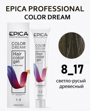 COLORDREAM 8.17 Гель-краска светло-русый древесный, 100 мл.