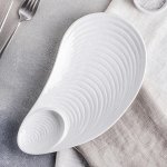 Блюдо с соусником «Ракушка», 28?15?2 см