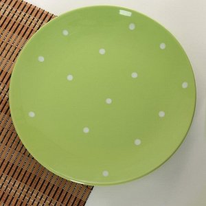 Сервиз столовый «Зелёный горох», 18 предметов, цвет зелёный