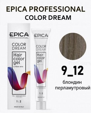 COLORDREAM 9.12 Гель-краска блондин перламутровый, 100 мл.