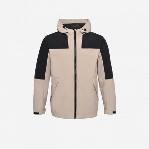 DECATHLON Куртка походная 3в1 водонепроницаемая мужская бежевая ADS