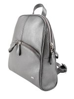 Рюкзак БРИТНИ МИНИ GREY кожа флотер асфальт