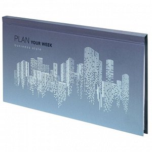 Еженедельник-планинг без дат STAFF Metropolis 128стр тв обложка 113514